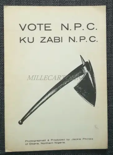 VOTE N.P.C. KU ZABI N.P.C. - Alhaji Musà Yar'Adua - Okene, Nordnigeria