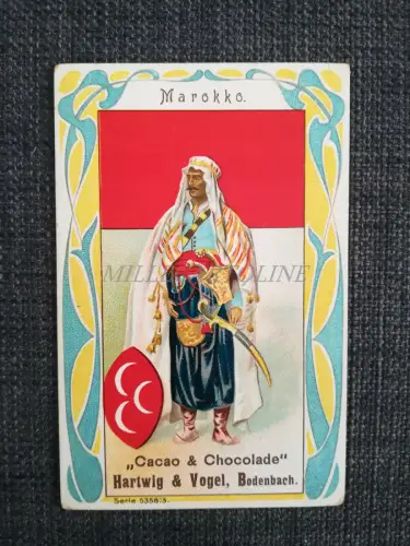 HARTWIG & VOGEL CACAO & CHOCOLATE - Marokko Morocco Karton