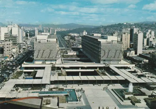 VENEZUELA - Caracas, Avenida Bolivar und Plaza Diego Ibarra 1978