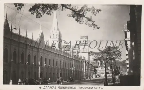 VENEZUELA - Caracas, Universidad Central, Foto Postkarte 1950