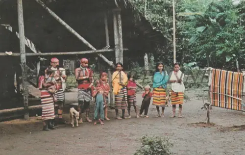 ECUADOR - Colorado Indians' Family