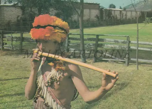 ECUADOR - Shuar, Flötist