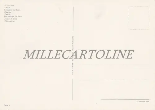 ECUADOR - Shuar, Flötist