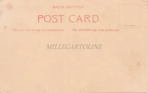 MALTA - Strada Reale, Postkarte