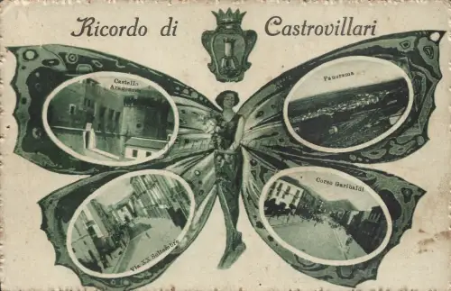 CASTROVILLARI - Erinnerung - Schmetterlingsfrau - Postkarte Ed.La Regina