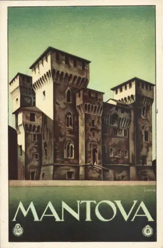 MANTUA - Enit - Illustratore Guerrini - Postkarte