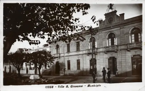 VILLA S.GIOVANNI - Rathaus 1936 Fotokarte