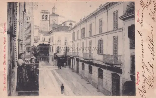 VOGHERA - Via Plana 1905 Postkarte Ed.Rusconi