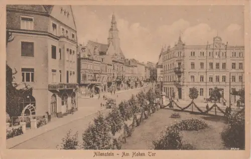 POLEN - Allenstein Olsztyn - Am Hohen Tor - Postkarte