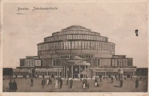 POLEN - Breslau Breslau - Jahrhunderthalle 1926 Postkarte