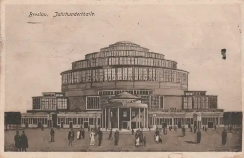 POLEN - Breslau Wroclaw - Jahrhunderthalle 1926 Postkarte