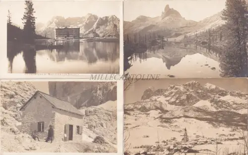 AMPEZZO VORHANG MESSBECHER SORAPIS TOFANA 7 Private Fotokarten mit Text 1916