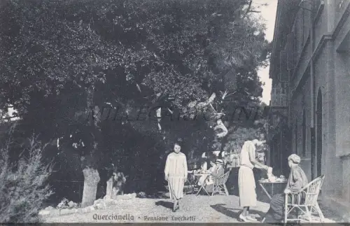 QUERCIANELLA - Pension Lucchetti, Postkarte 1926