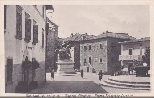 SAN MARCELLO PITEGLIO - Gavinana, Piazza Francesco Ferrucci, Postkarte