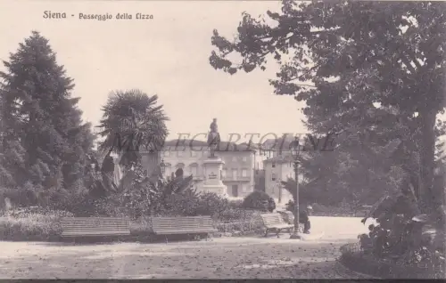 SIENA - Passeggio della Lizza, Postkarte