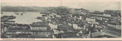 PORTOFERRAIO - Panorama vom Fort Stella aus gesehen, Doppelkarte