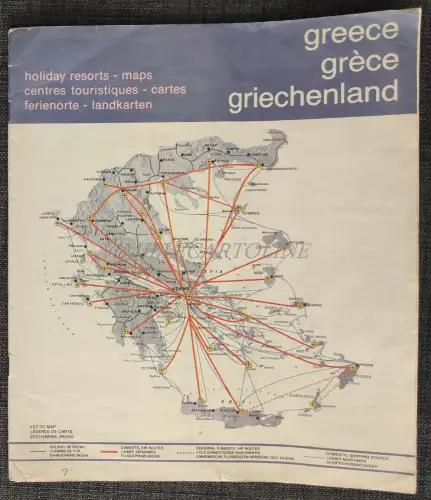 GRIECHENLAND FERIENORTE KARTEN - Broschüre mit Karten