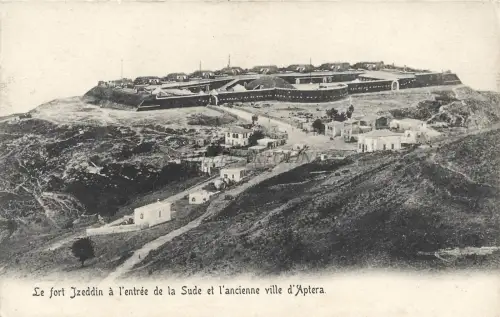 GRIECHENLAND - Crete La Canee - Le fort Izzeddin, ville Aptera - Postkarte Cavaliero