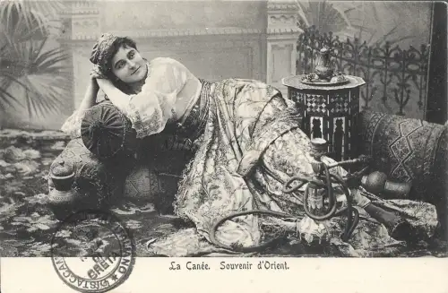 GRIECHENLAND - Crete La Canee - Souvenir d'Orient, Italienische Militärpostkarte Cavaliero