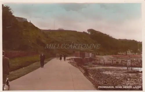 IRLAND - Larne, Promenade, Bank Heads, Postkarte 1939