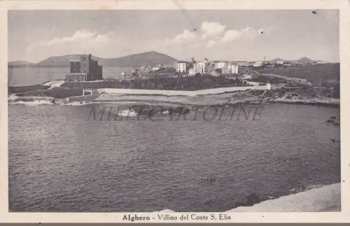 ALGHERO - Villino del Conte S. Elia, Postkarte