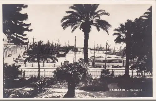 CAGLIARI - Dock, Foto Postkarte