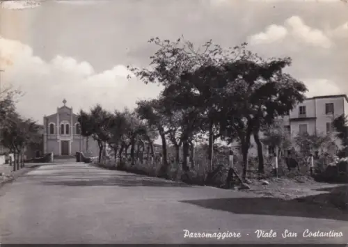 POZZOMAGGIORE - Viale San Costantino, Postkarte 1955