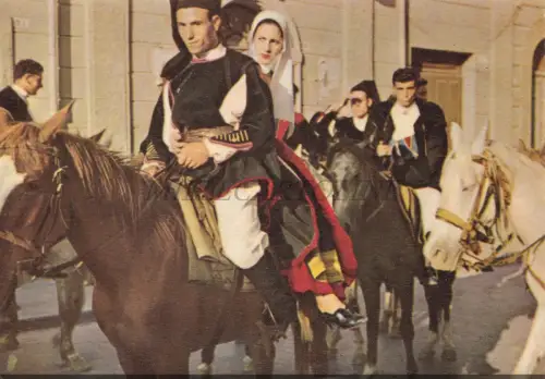 SASSARI - Cavalcata Sarda, Postkarte