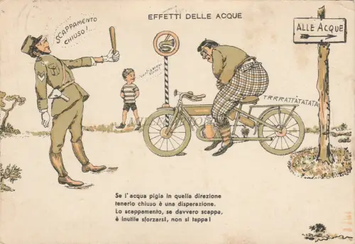 BAGNI DI MONTECATINI - Auswirkungen des Wassers - Die Flucht