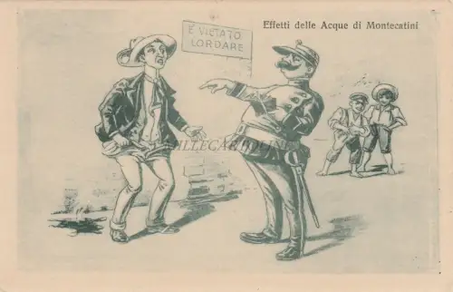 BAGNI DI MONTECATINI - Auswirkungen von Gewässern - Es ist verboten zu bestellen