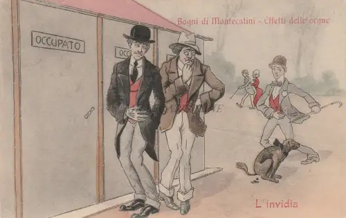 BAGNI DI MONTECATINI - Auswirkungen des Wassers - Neid 1914