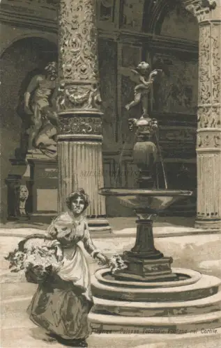 FLORENZ - Palazzo Vecchio - Brunnen im Innenhof