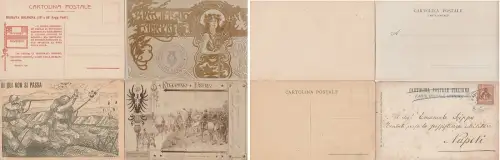 * MILITÄR - Italienische Infanterie - Lot von 34 Postkarten 1900/30