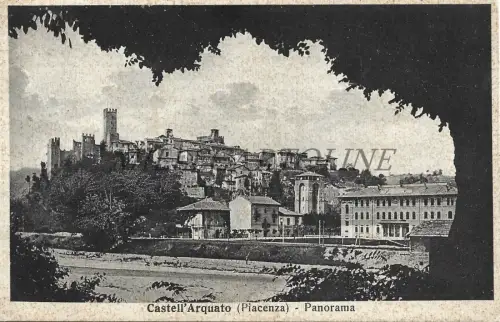 CASTELL'ARQUATO - Panorama 1939 Postkarte Privatausgabe