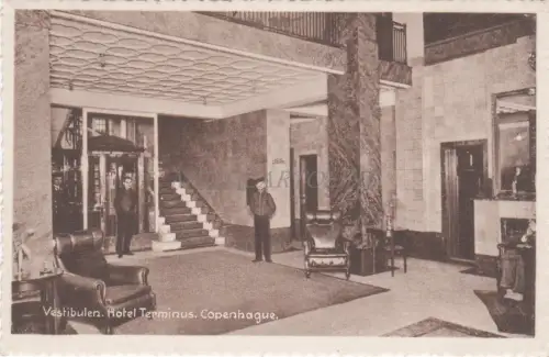 DÄNEMARK - Kobenhavn, Hotel Terminus, Vestibulen