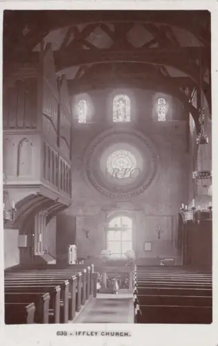 ENGLAND - Iffley Church, Fotopostkarte