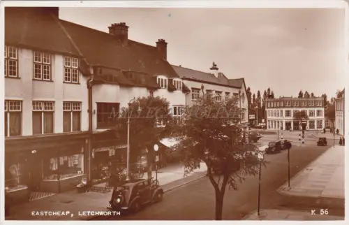 ENGLAND - Eastcheap, Letchworth, Postkarte 1958