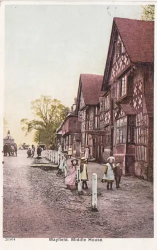 ENGLAND - Mayfield, Middle House, Postkarte 1905