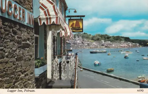 ENGLAND - Polruan, Lugger Inn, Postkarte