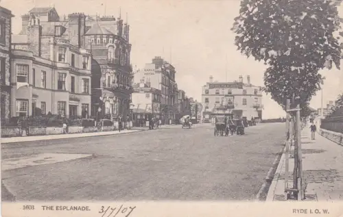 ENGLAND - The Esplanade, Ryde, I.o.W., Postkarte