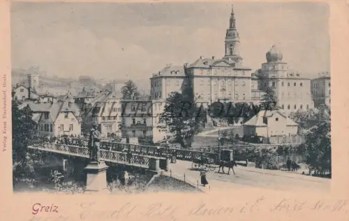 DEUTSCHLAND - Greiz, Postkarte 1901