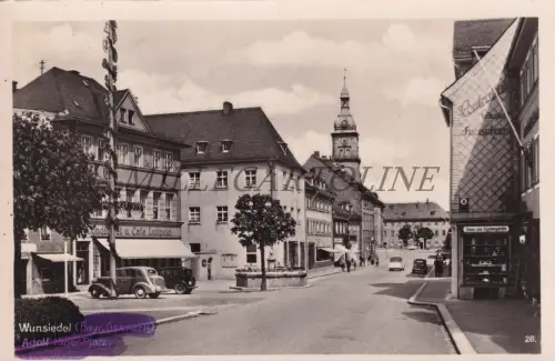 DEUTSCHLAND - Wunsiedel, A. H. Platz, Foto Postkarte 1946