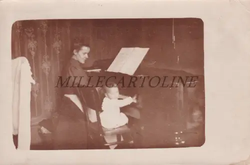 DEUTSCHLAND - Klosterreichenbach, Klavier spielen, Foto Postkarte 1908