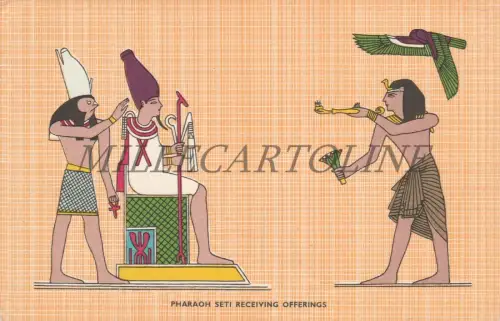 ÄGYPTEN - Pharao Seti empfängt Angebote 1962
