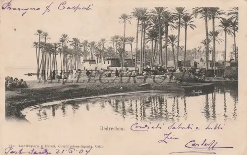 ÄGYPTEN - Bedrechen, View 1904