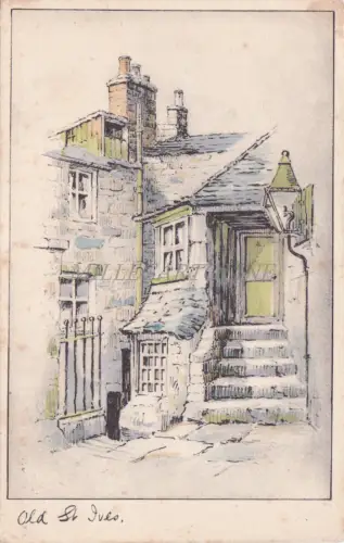 ENGLAND - Old St. Ives, Postkarte 1935