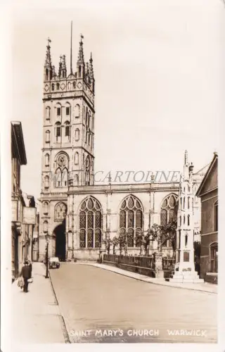 ENGLAND - Warwick, Saint Mary's Church, Postkarte