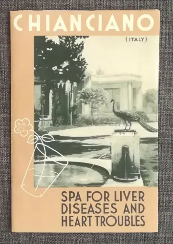 CHIANCIANO SPA LIVER & HEART - Tourist Faltblatt in Englisch mit Foto und Karte