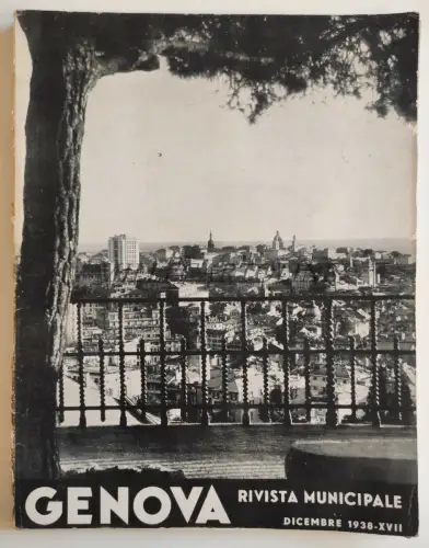 GENUA - Stadtzeitschrift, Dezember 1938 Regulierungsplan