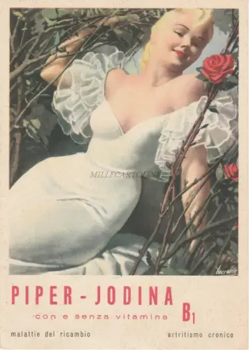 BOCCASILE - Piper Jodina - Werbekarton